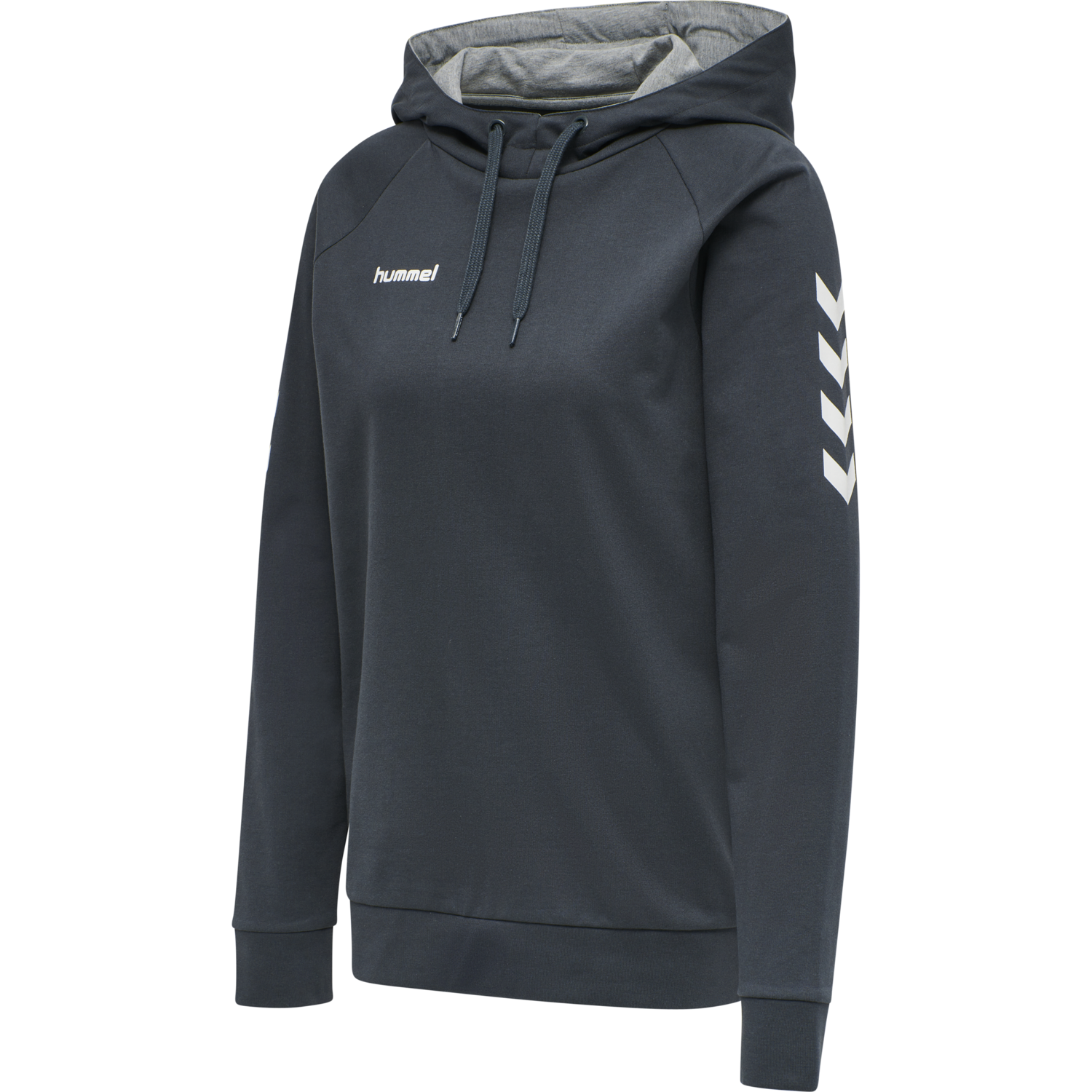 HMLGO COTTON HOODIE WOMAN, INDIA INK, packshot