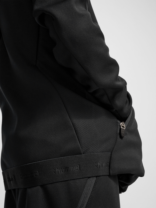 hmlCIMA 2.0 ZIP HOODIE KIDS, BLACK, model