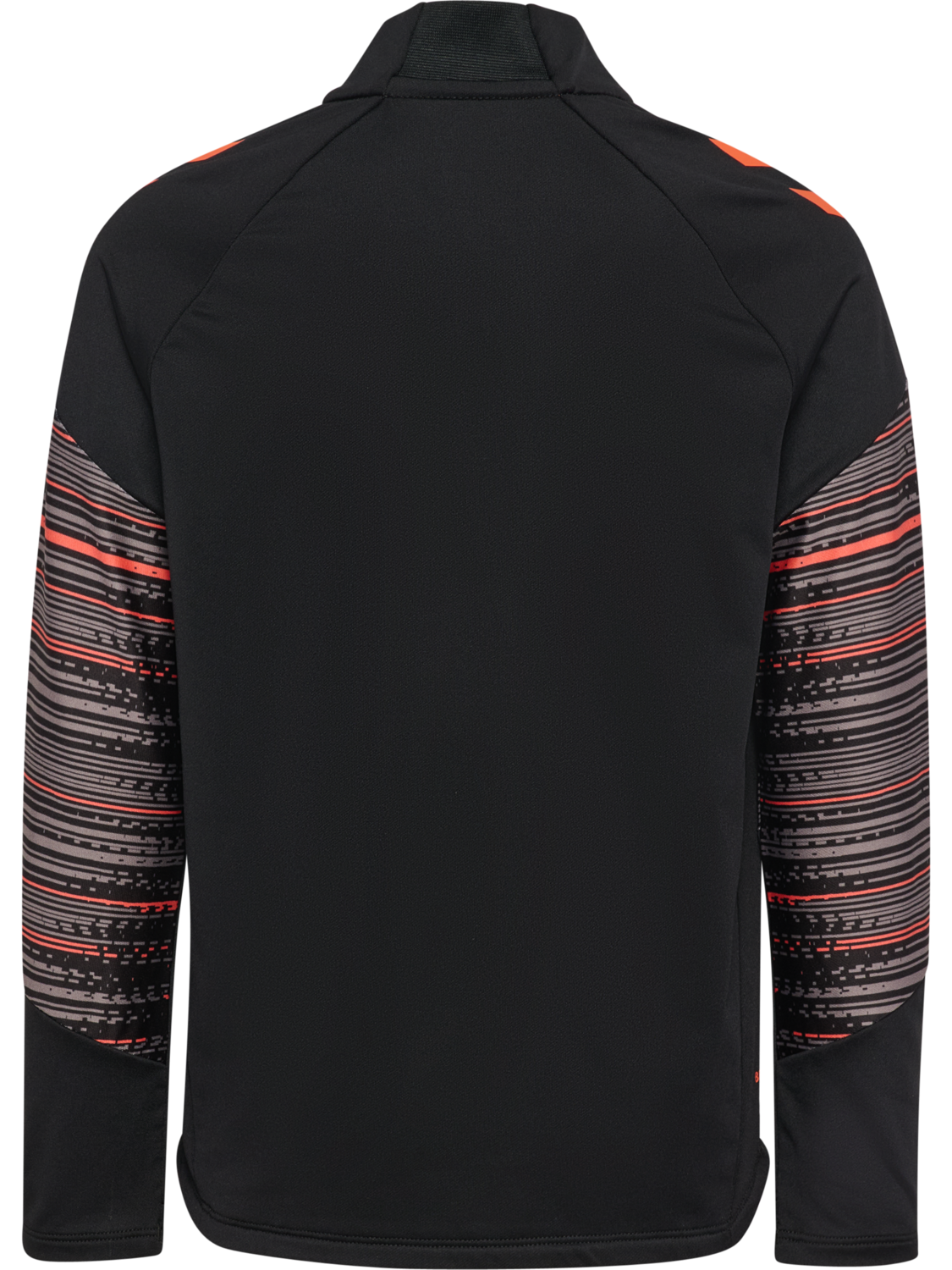 hmlBLAZE PRO TRAINING HALF ZIP KIDS, BLACK/ORANGE, packshot