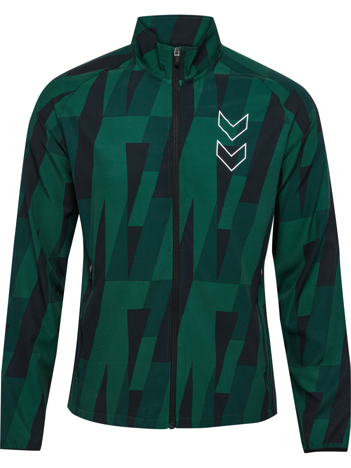 hmlCOURT AOP JACKET, RAIN FOREST, packshot