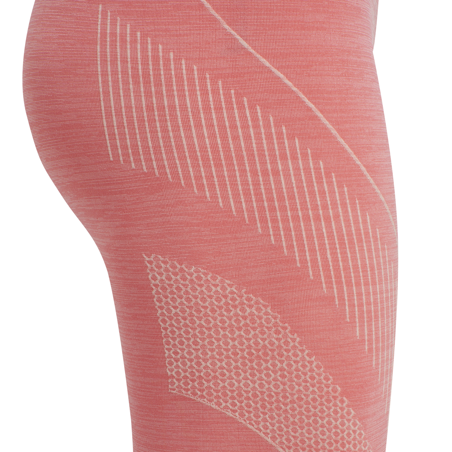hmlJOY SEAMLESS HIGH WAIST TIGHTS, SUGAR CORAL MELANGE, packshot