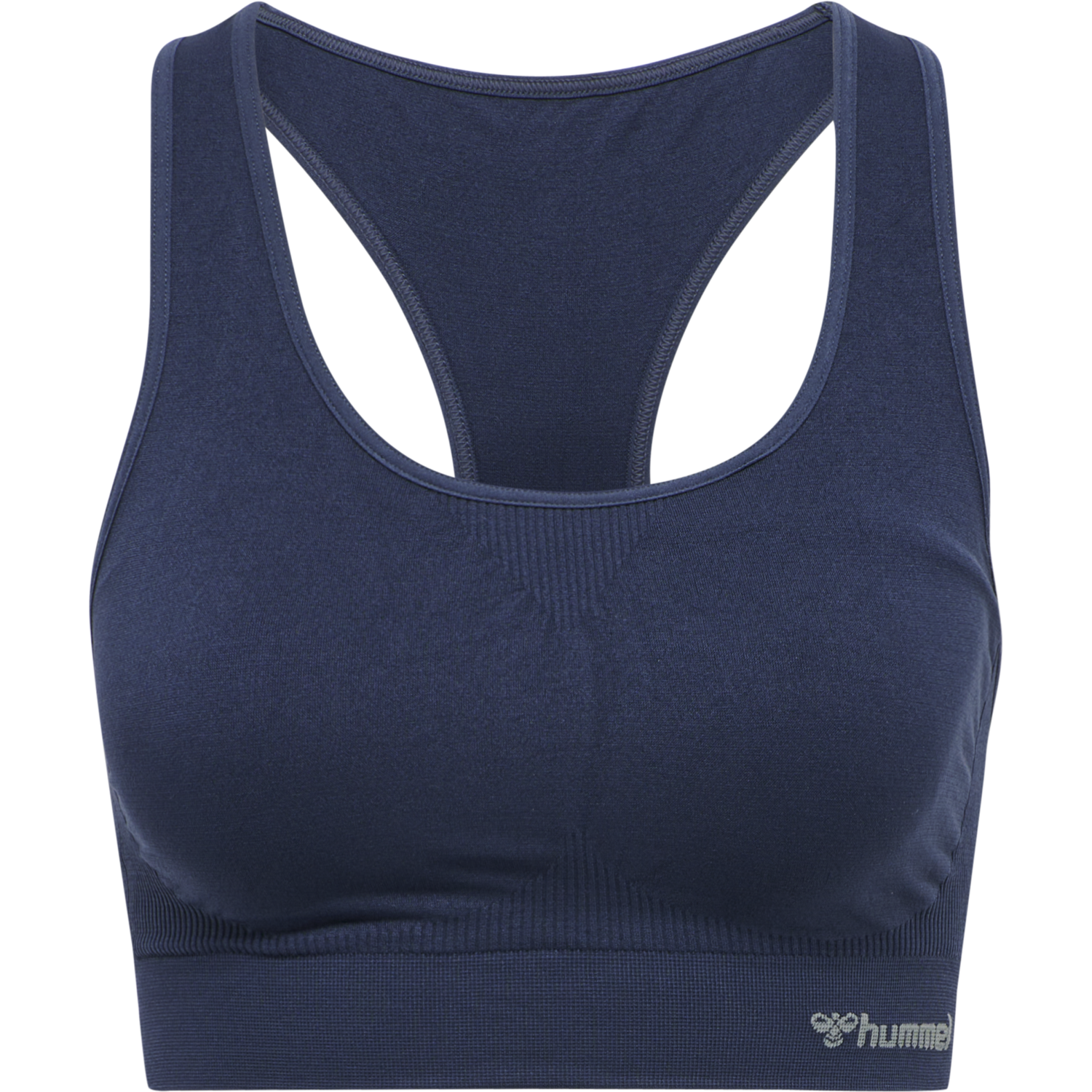 hmlTIF SEAMLESS SPORTS TOP, BLACK IRIS, packshot