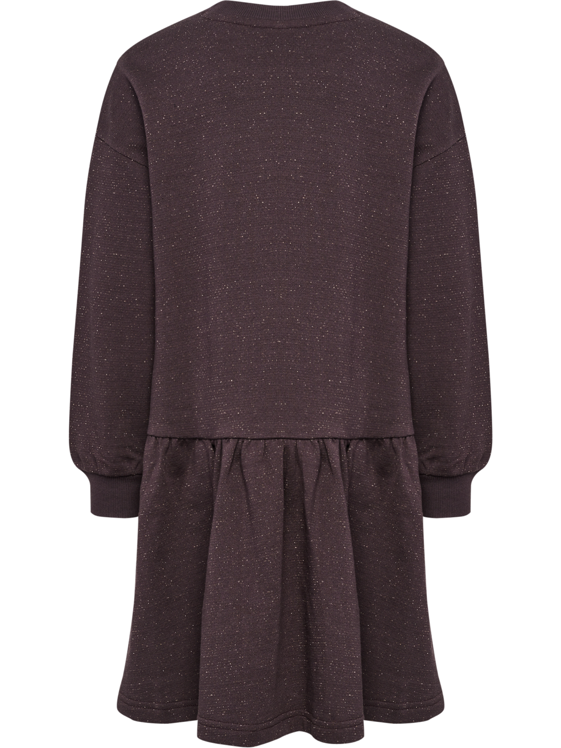 hmlCAROLA DRESS L/S, RAISIN, packshot