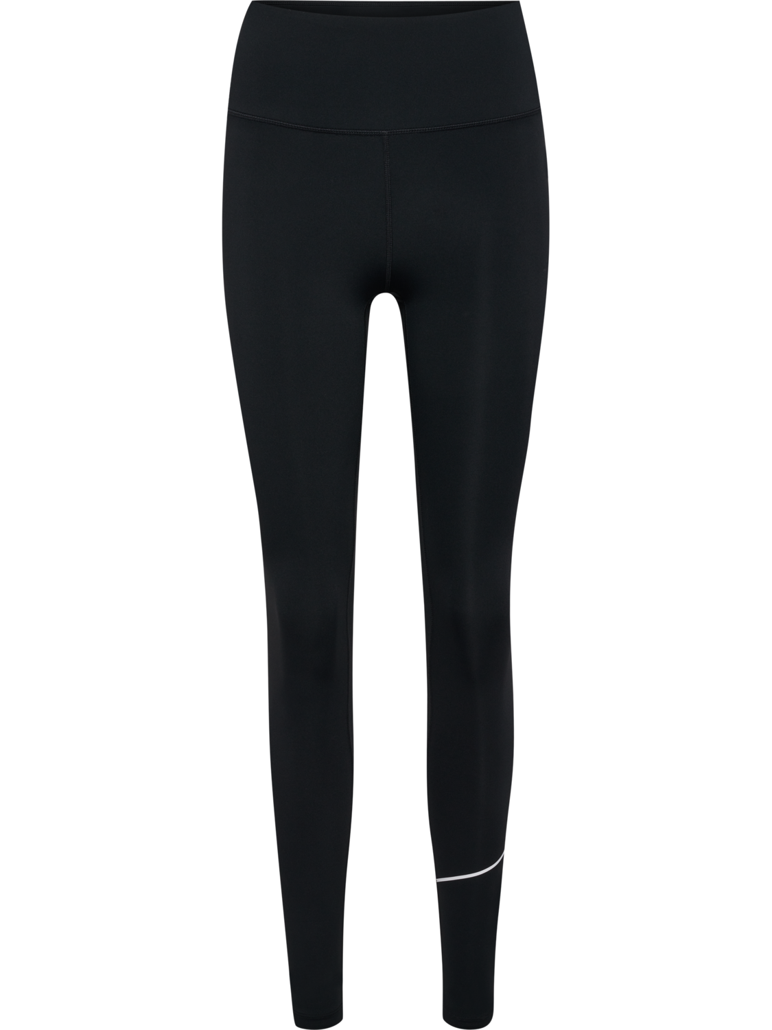 hmlCOURT MID WAIST POCKET TIGHTS W, BLACK, packshot