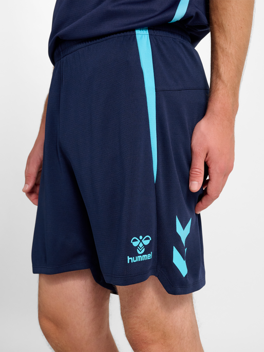 hmlLEAD 2.0 SHORTS, MARINE/BLUE FISH, model