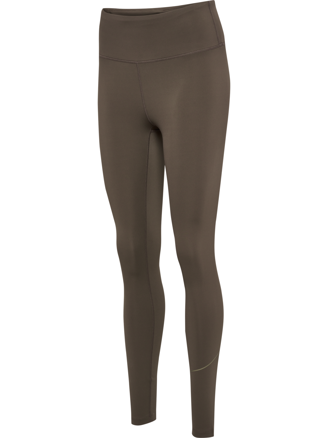 hmlCOURT MID WAIST POCKET TIGHTS W, TURKISH COFFEE, packshot