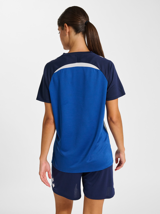 hmlLEAD 2.0 JERSEY S/S WOMAN, TRUE BLUE/MARINE, model