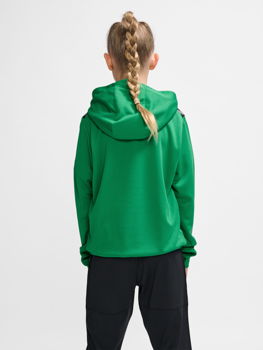 hmlAUTHENTIC PL HOODIE KIDS, JELLY BEAN, model