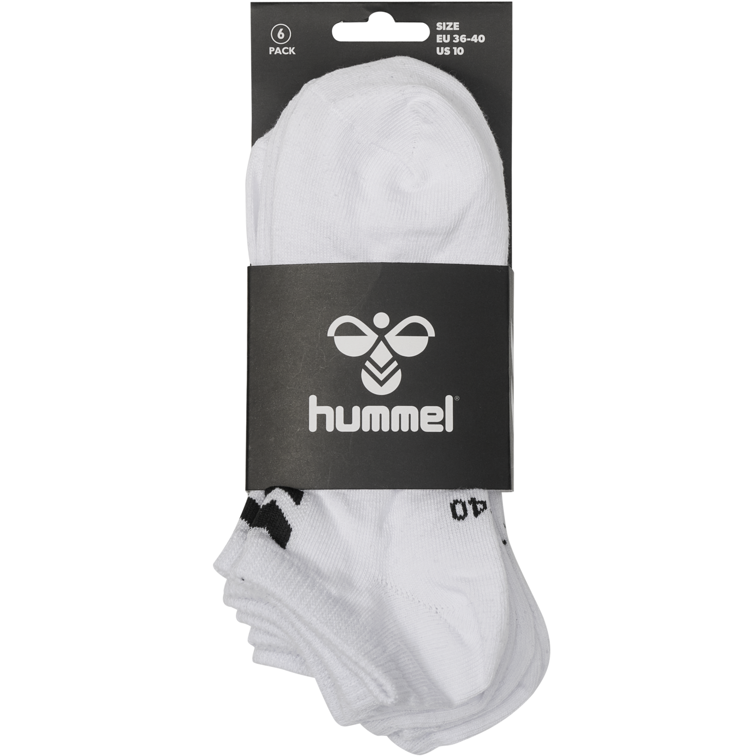hmlCHEVRON 6-PACK ANKLE SOCKS, WHITE/WHITE, packshot