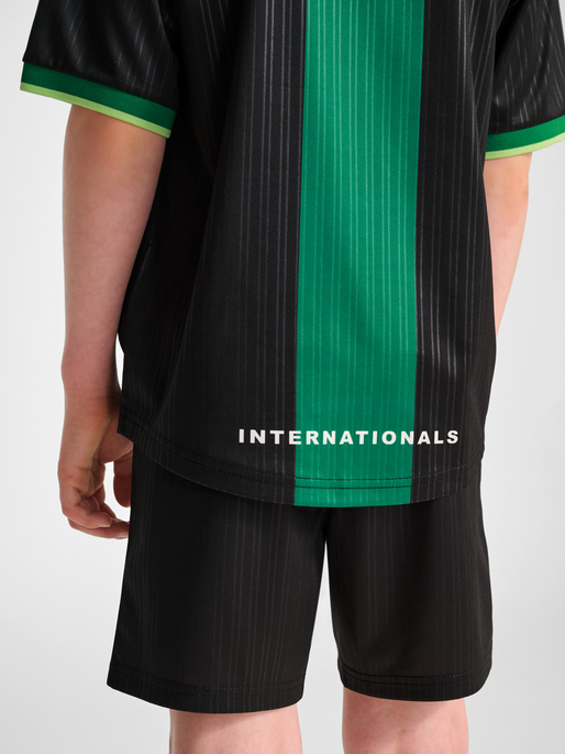 hmlJR LOOSE BALL  JERSEY S/S SET, BLACK, model