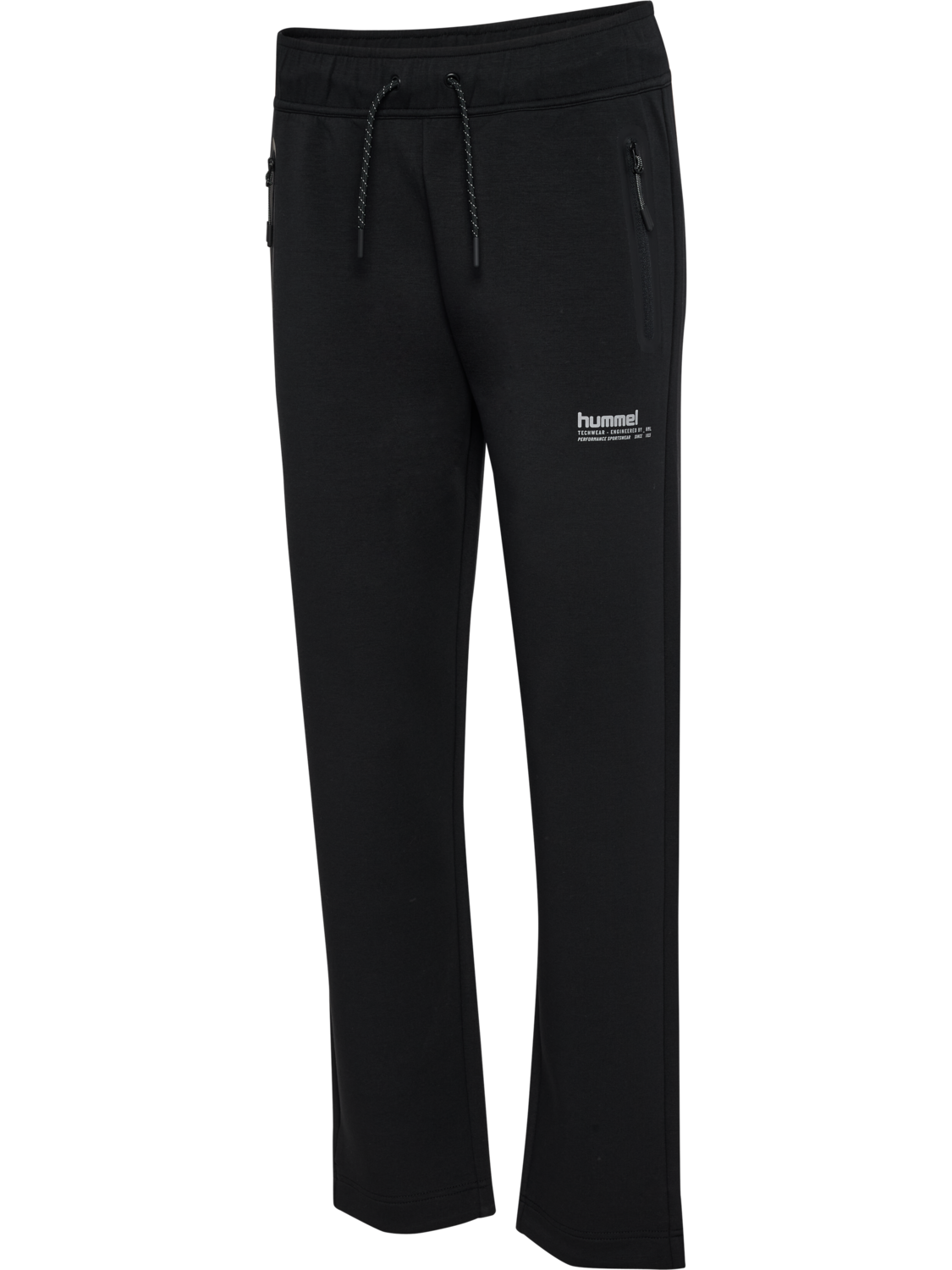 hmlTECH FLEECE W PANTS, BLACK, packshot