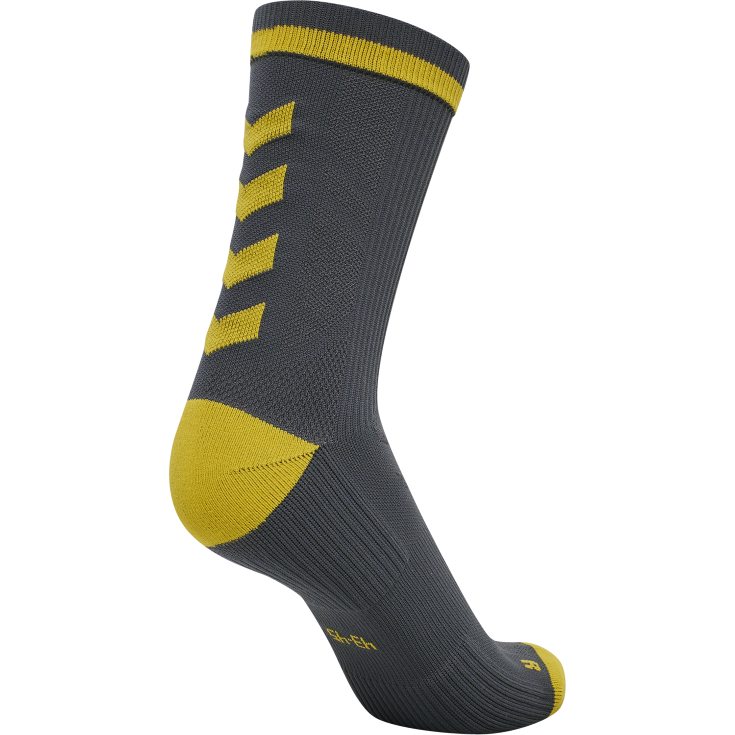 ELITE INDOOR SOCK LOW PA, EBONY/TAWNY OLIVE, packshot