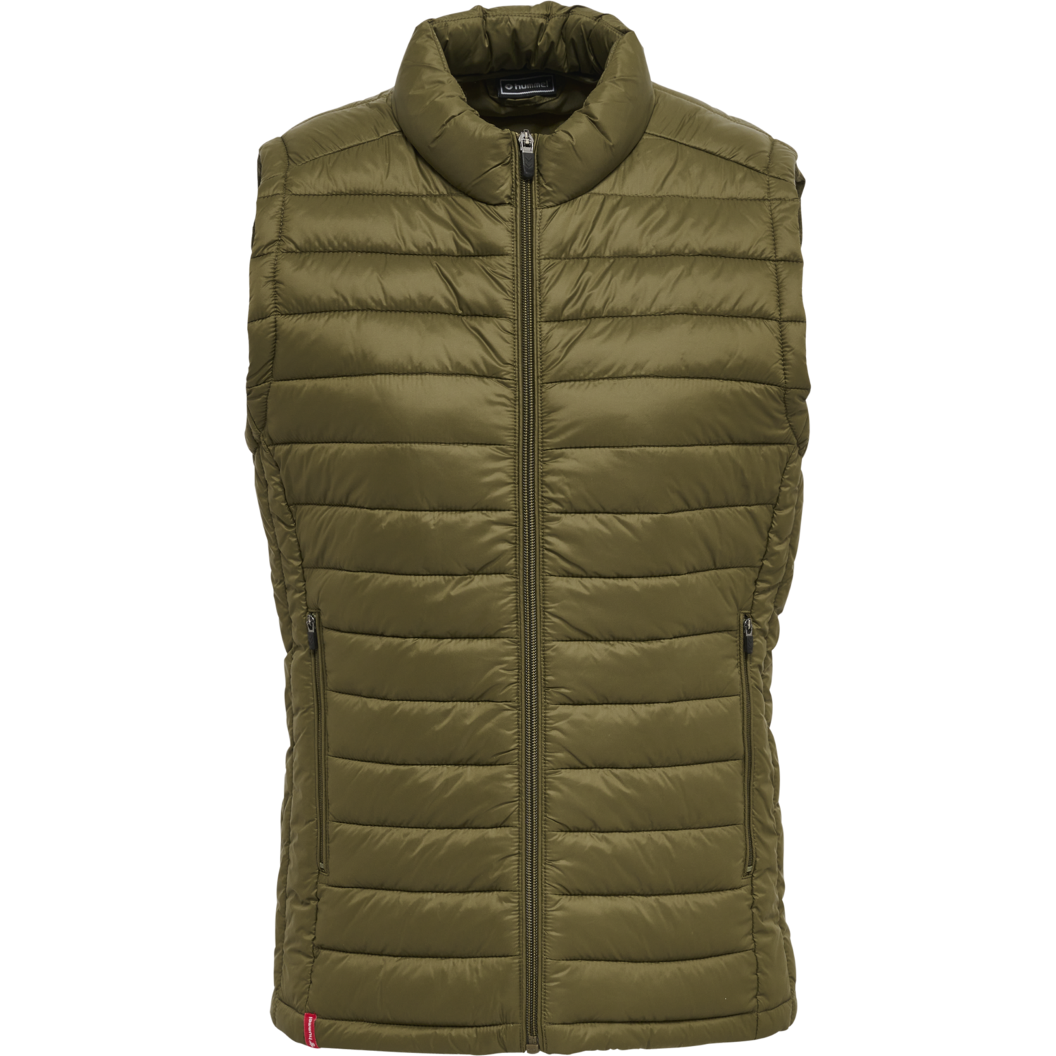 hmlRED QUILTED WAISTCOAT WOMAN, DARK OLIVE, packshot