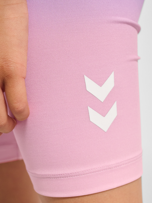 hmlJR GYM SHORT TIGHTS, LAVENDER MIST, model