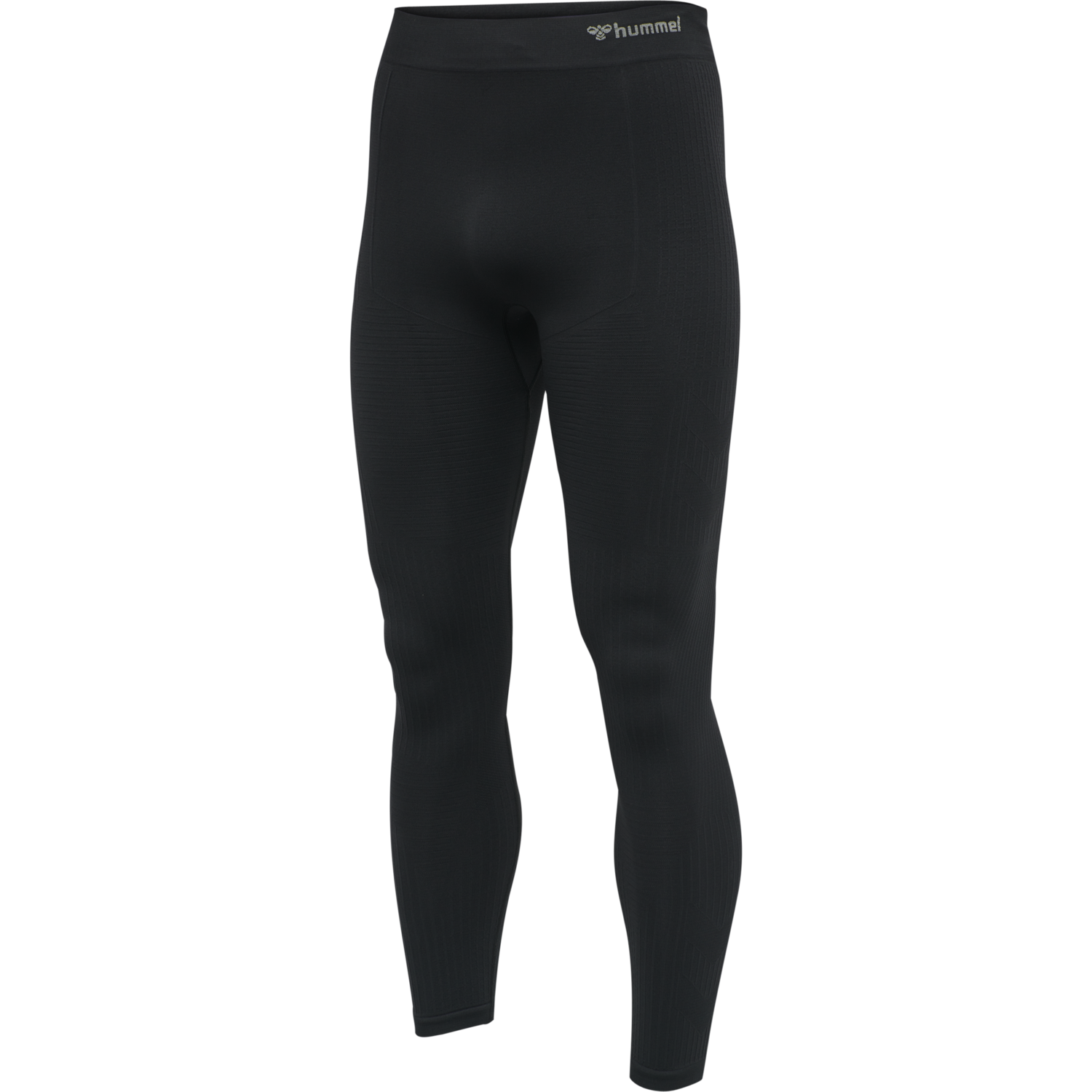 hmlSTROKE SEAMLESS TIGHTS, BLACK, packshot