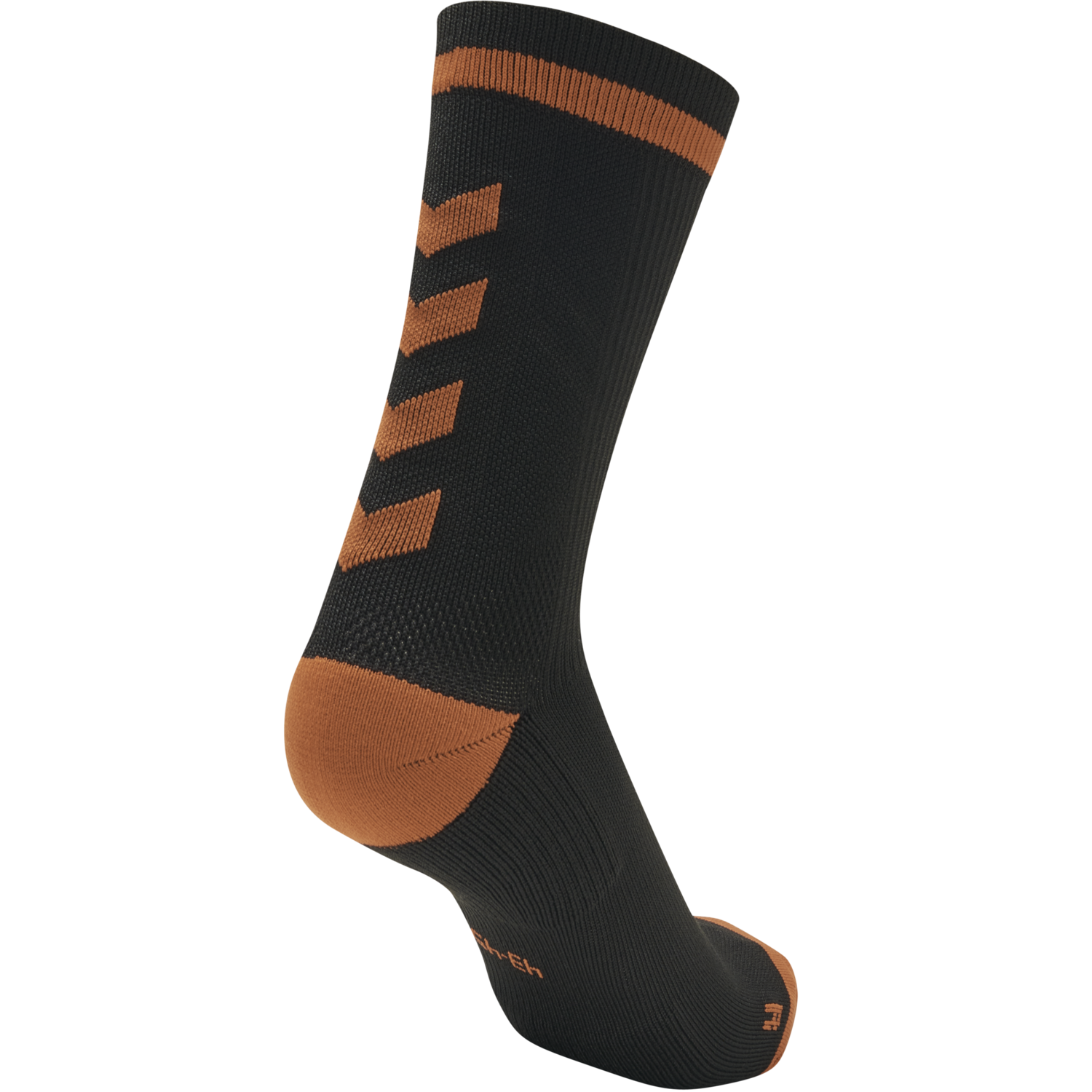 ELITE INDOOR SOCK LOW, BLACK/ORANGE TIGER, packshot