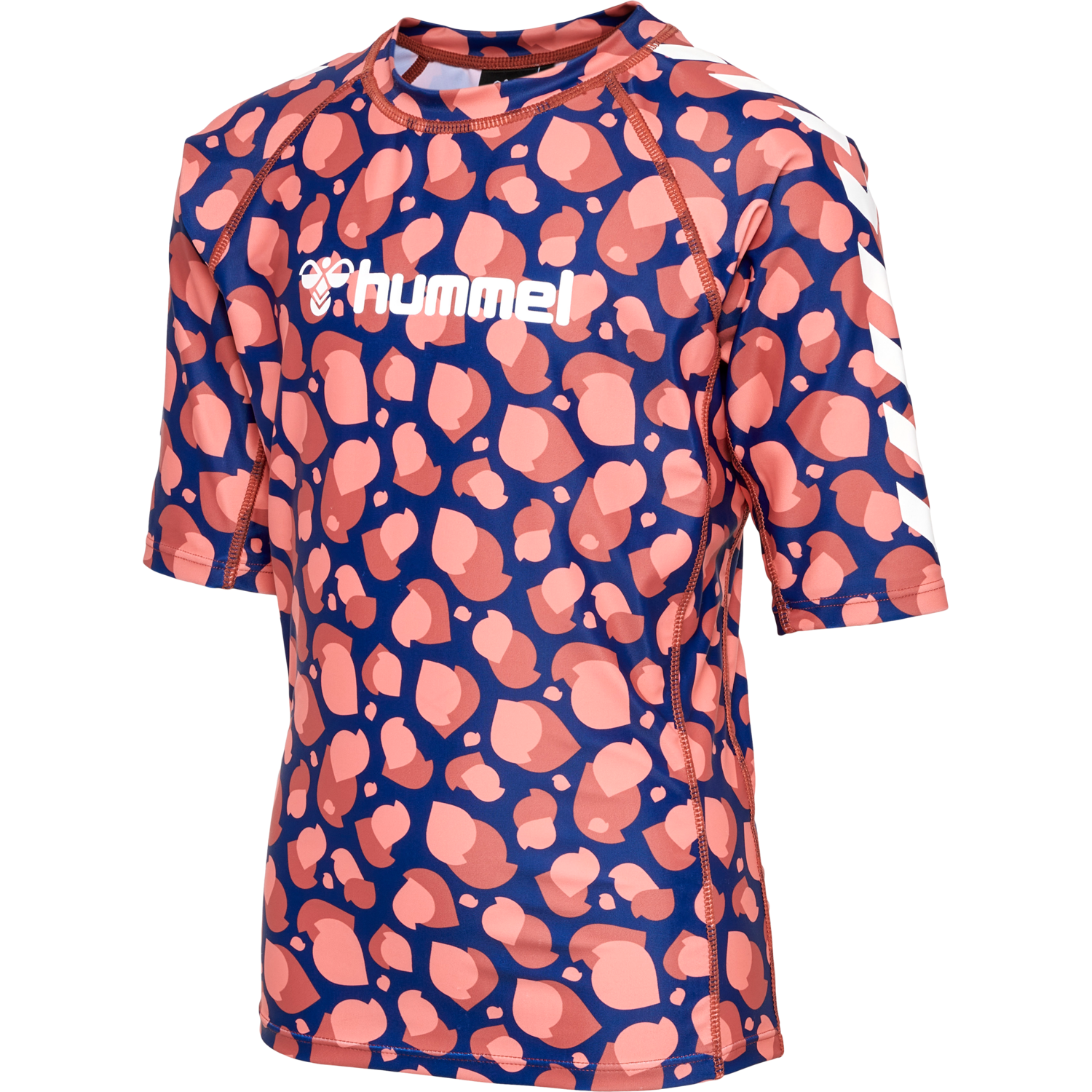 hmlLUCIA SWIM TEE, NAVY PEONY, packshot