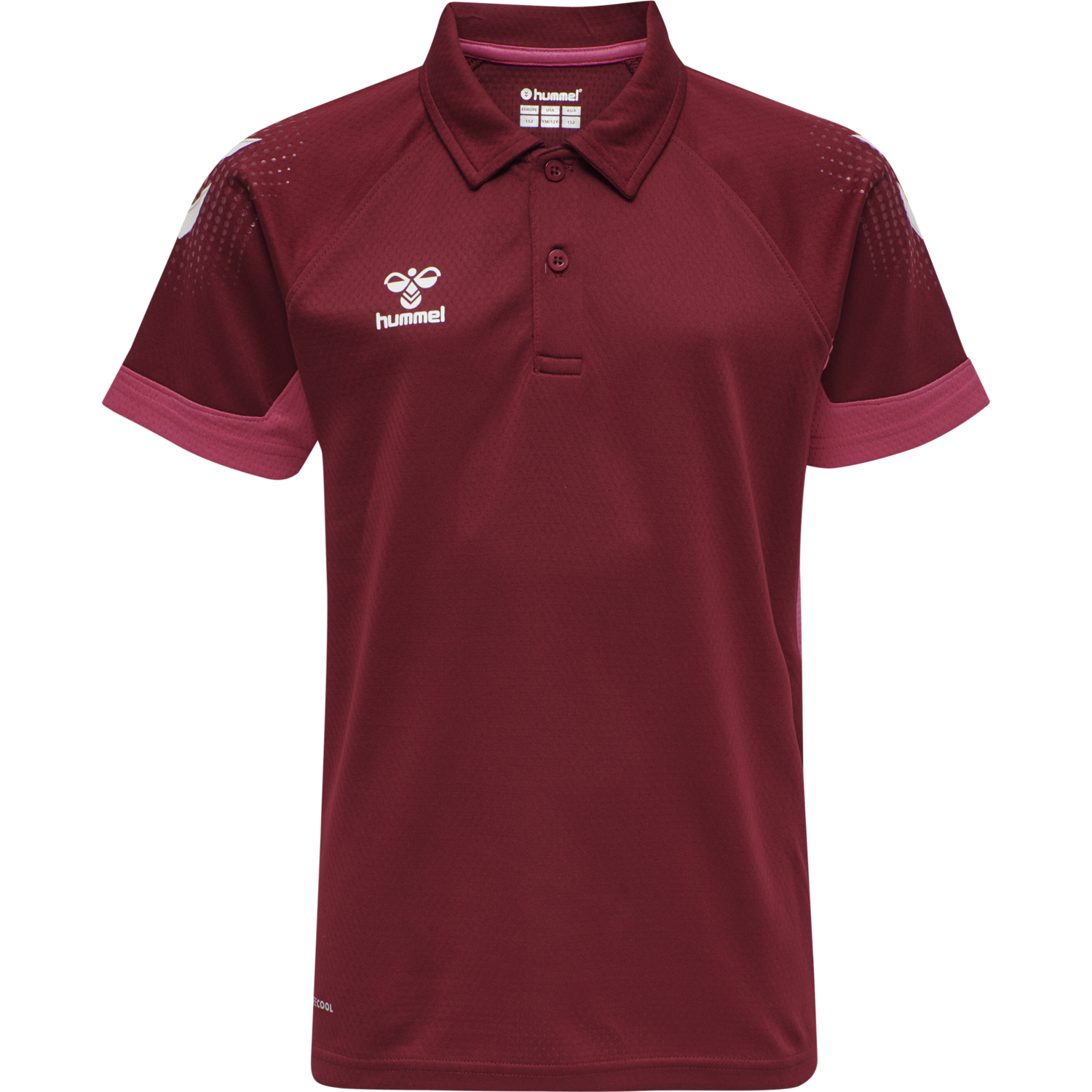 hmlLEAD FUNCTIONAL KIDS POLO, BIKING RED, packshot