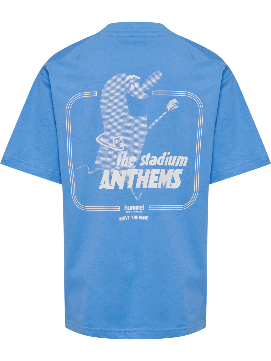 hmlJR LOOSE T-SHIRT S/S STADIUM, LICHEN BLUE, packshot