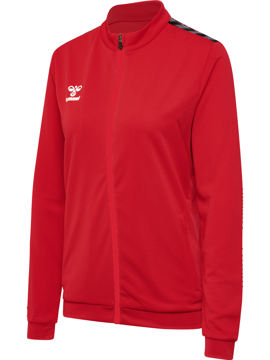hmlAUTHENTIC PL ZIP JACKET WOMAN, TRUE RED, packshot