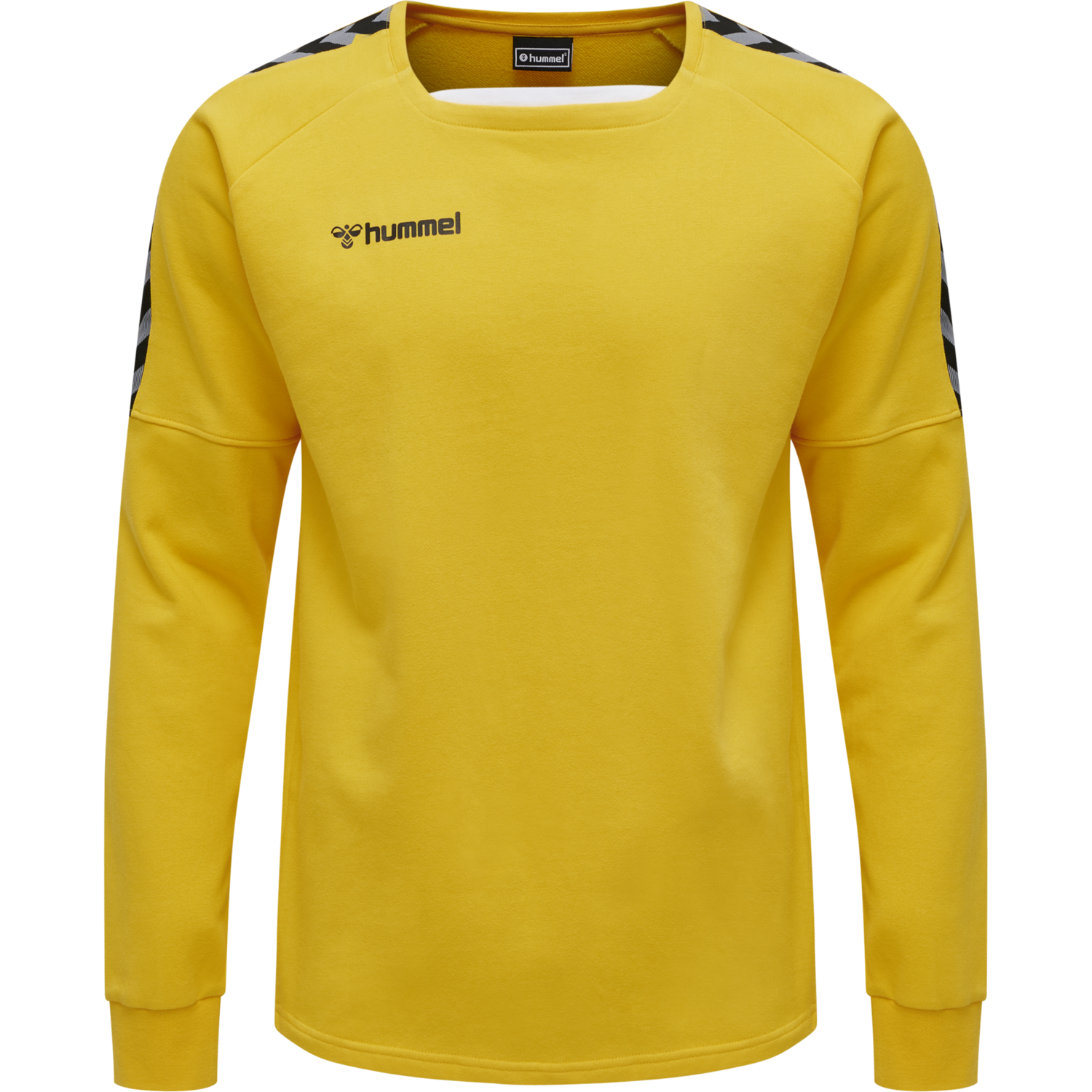 hmlAUTHENTIC TRAINING SWEAT, SPORTS YELLOW, packshot