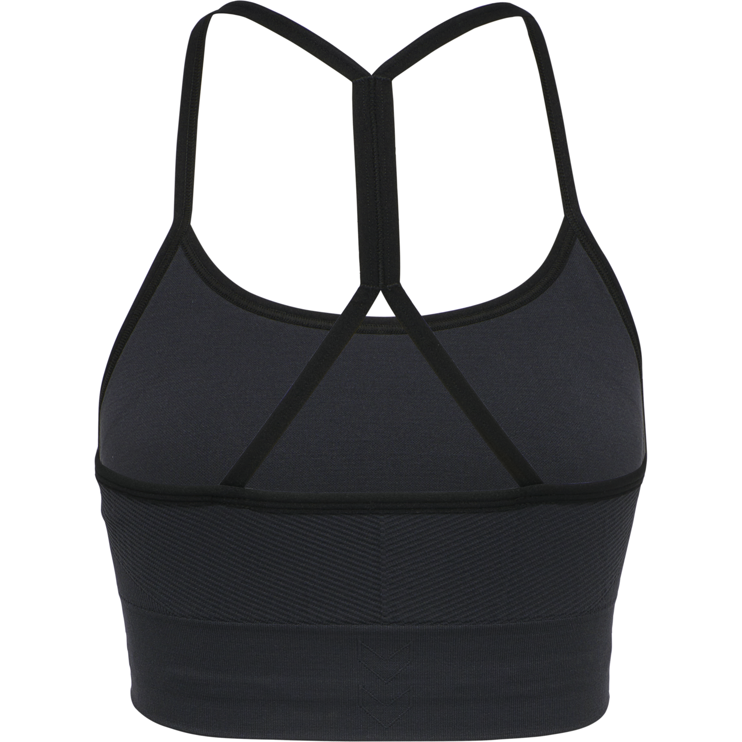 hmlTIFFY SEAMLESS SPORTS TOP, BLACK, packshot