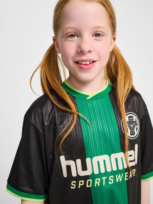 hmlJR LOOSE BALL  JERSEY S/S, BLACK, model