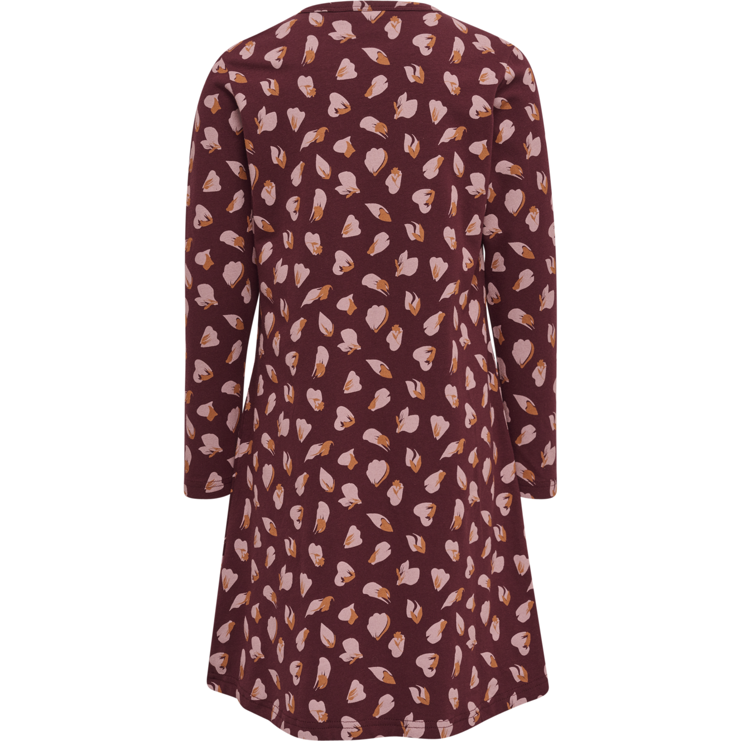 hmlCAROLINA NIGHT DRESS L/S, WINDSOR WINE, packshot