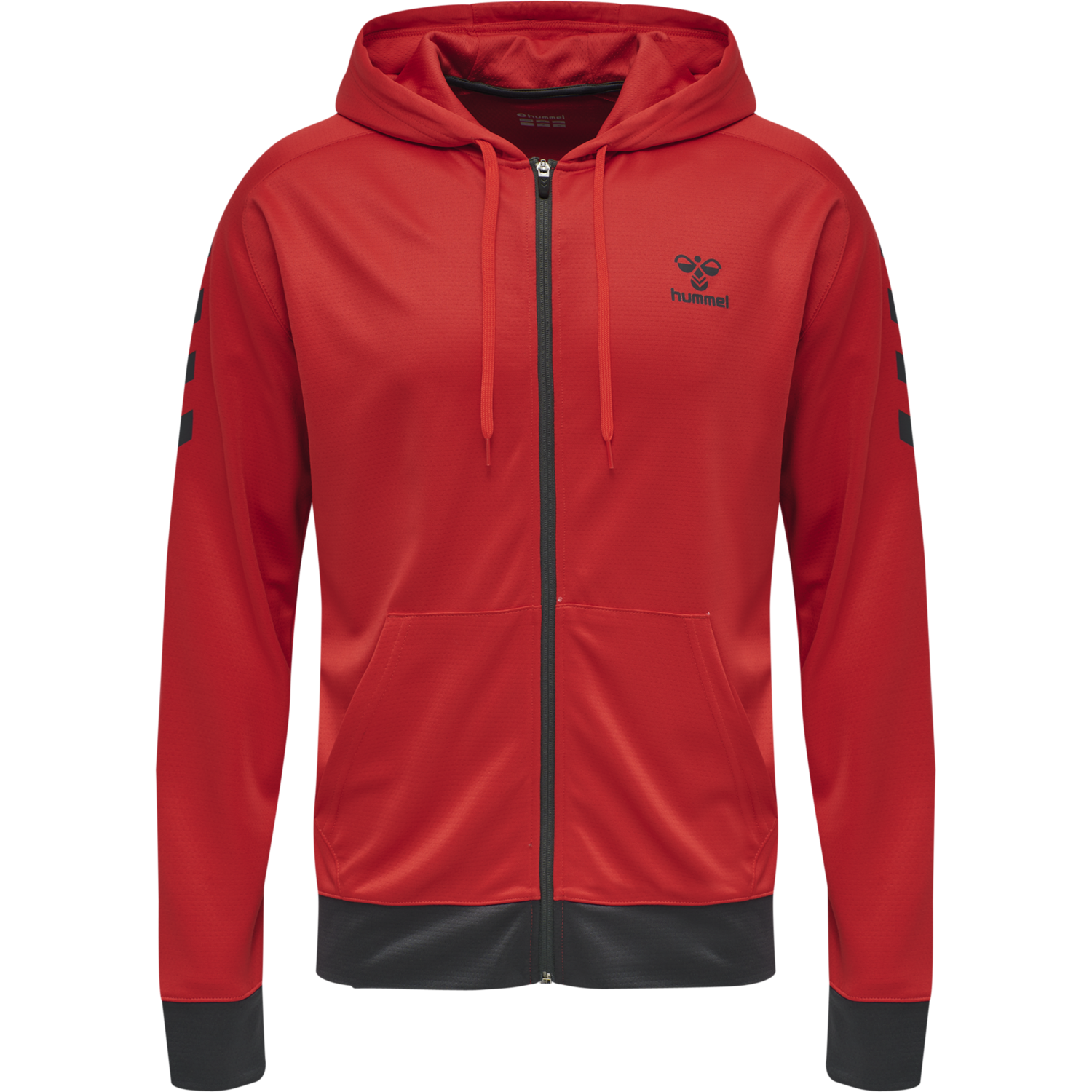 hmlACTION POLY ZIP HOODIE, 3048, packshot