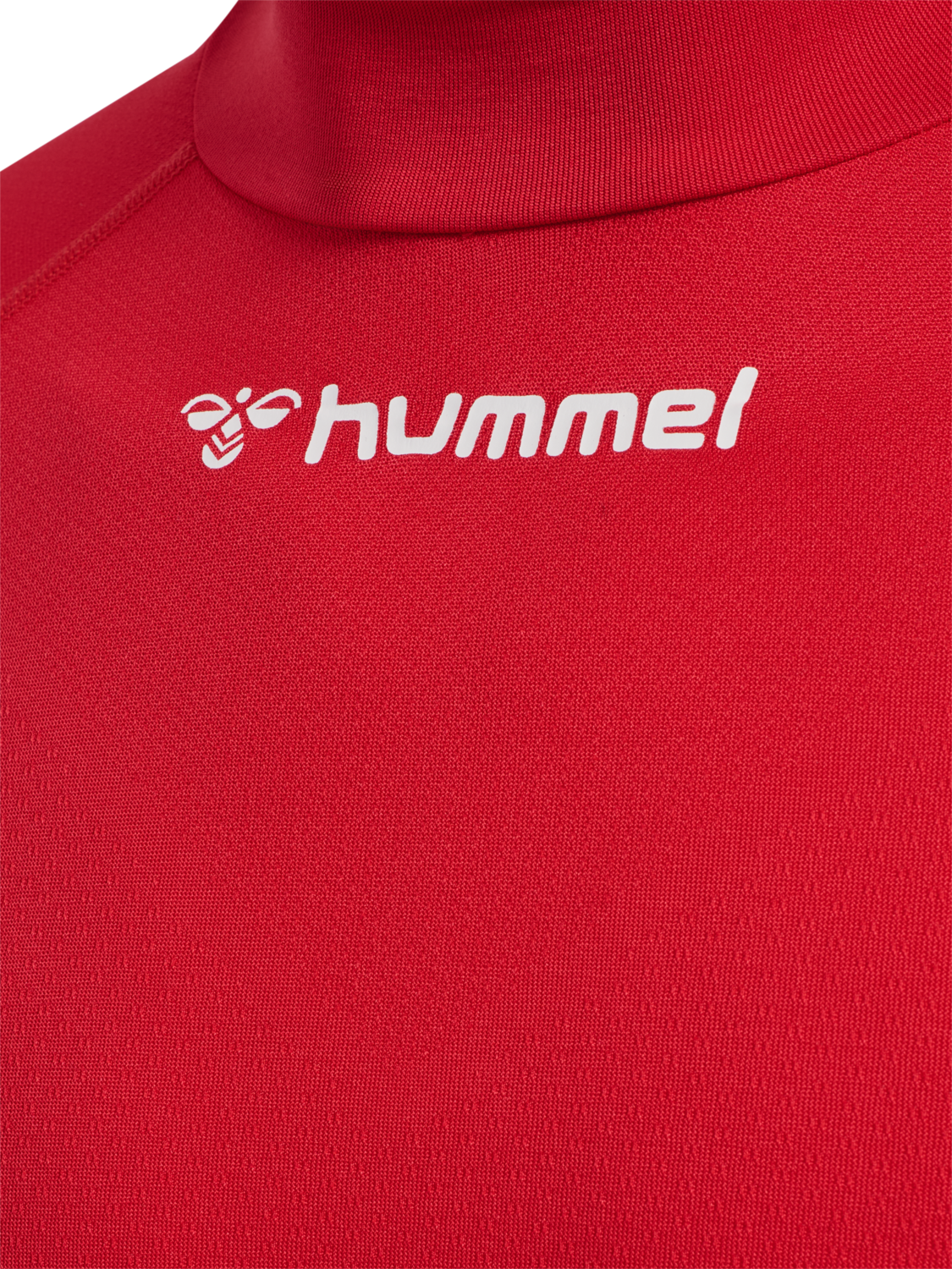 hmlBL COMFORT 2.0 MOCKNECK TEE L/S, TRUE RED, packshot
