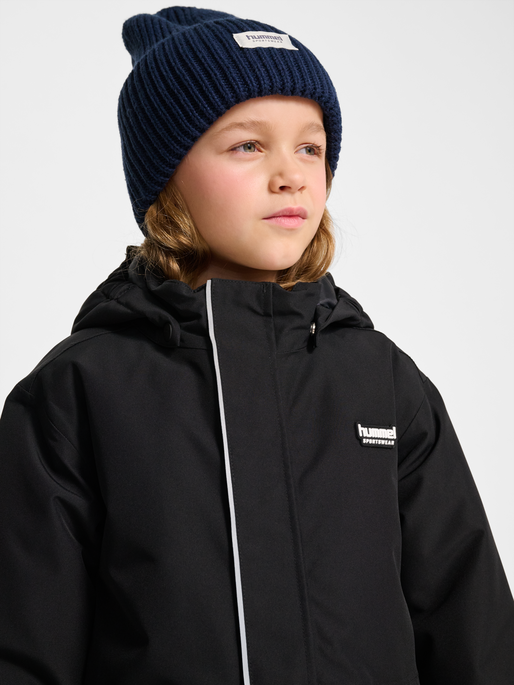 hmlJR SNOW JACKET WP 10K, BLACK, model