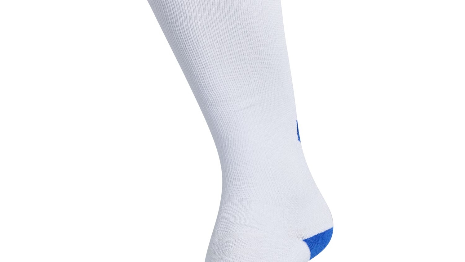 ELITE INDOOR SOCK HIGH, WHITE/TRUE BLUE, packshot