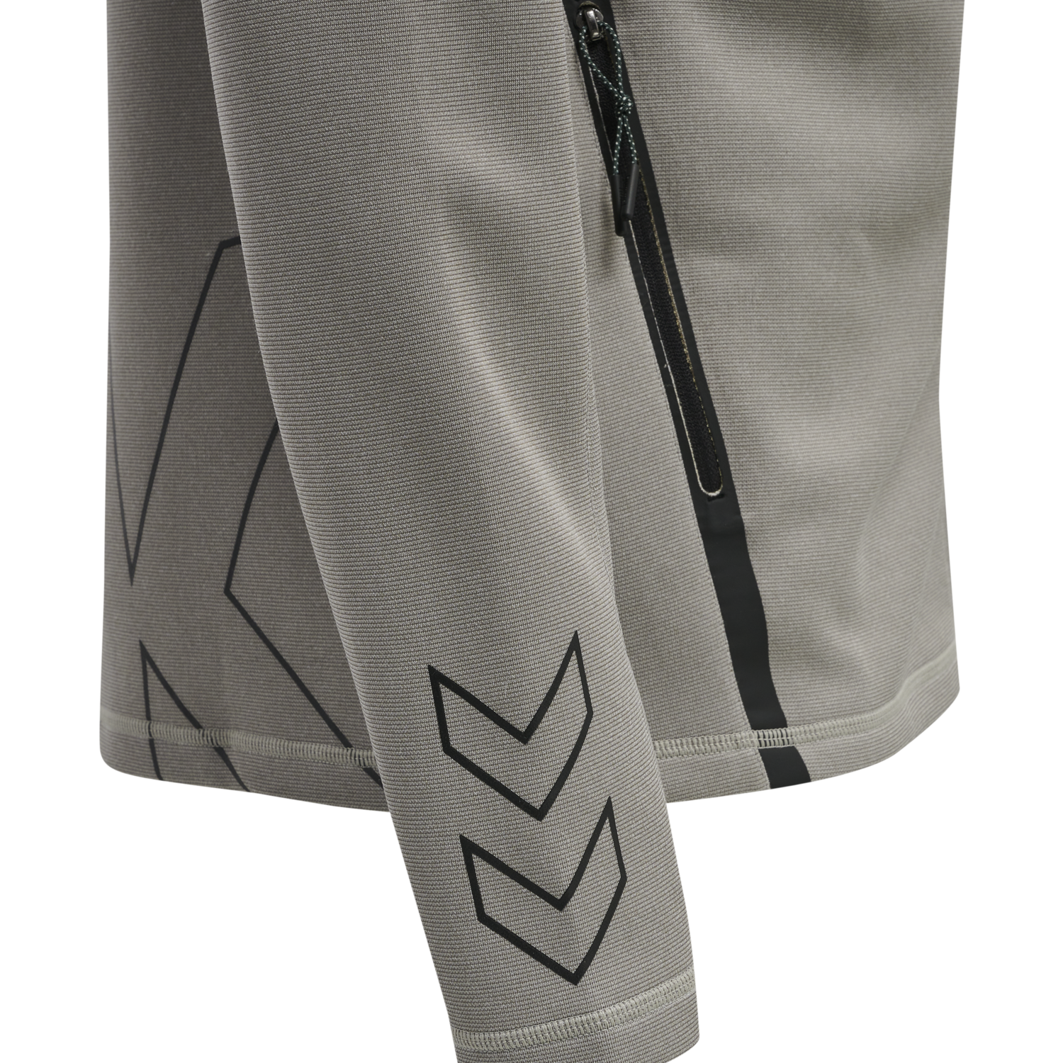 hmlCIMA XK ZIP JACKET, GREY MELANGE, packshot