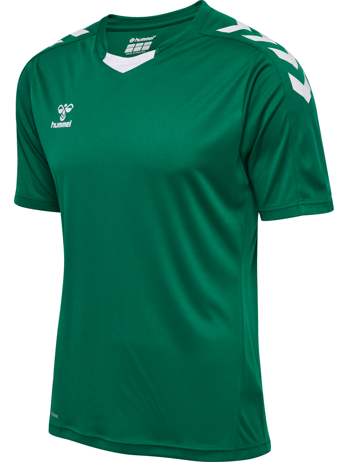 hmlCORE XK POLY JERSEY S/S, EVERGREEN, packshot