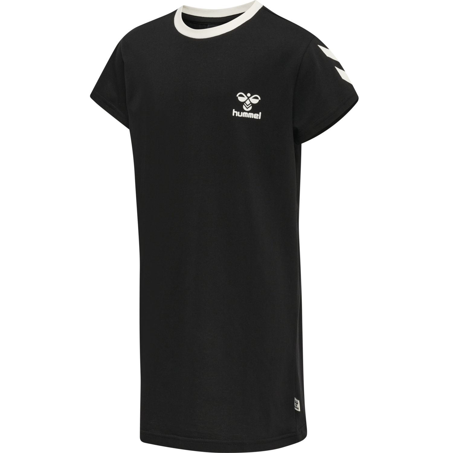hmlMILLE T-SHIRT DRESS S/S, BLACK, packshot