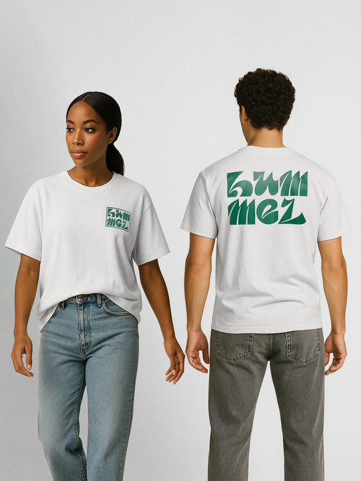 hmlREGULAR GRAPHIC TEE S/S, WHITE/EDEN, model