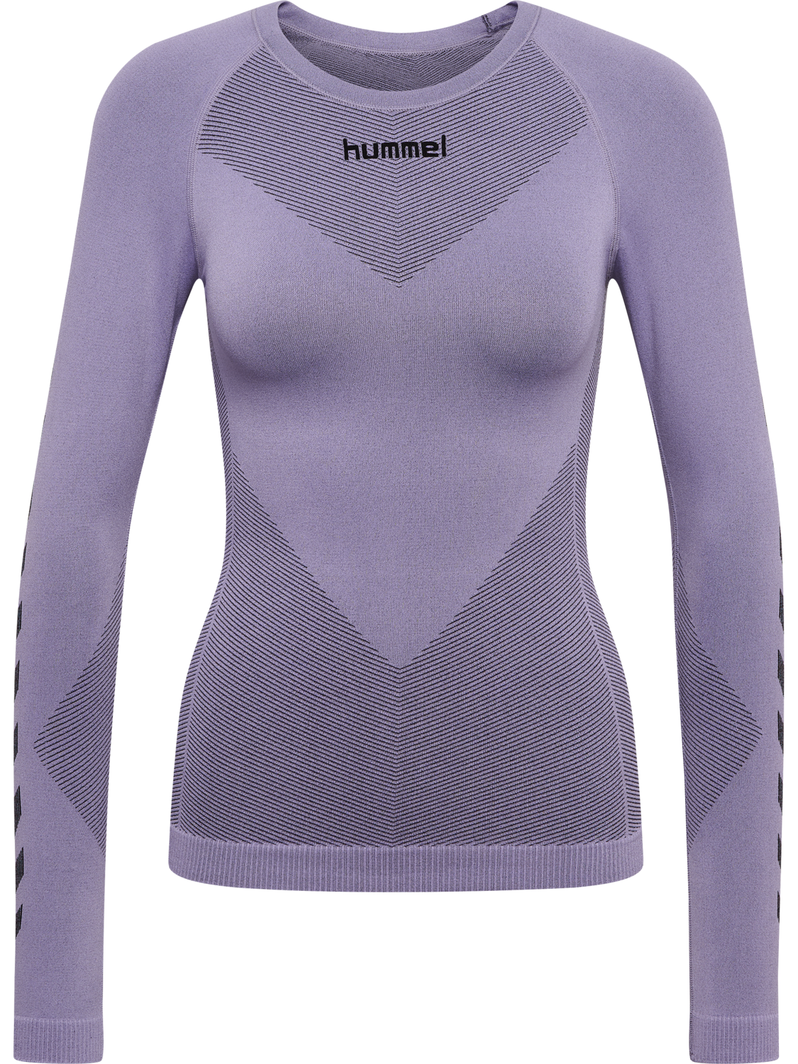 HUMMEL FIRST SEAMLESS JERSEY L/S W, LAVENDER MELANGE, packshot