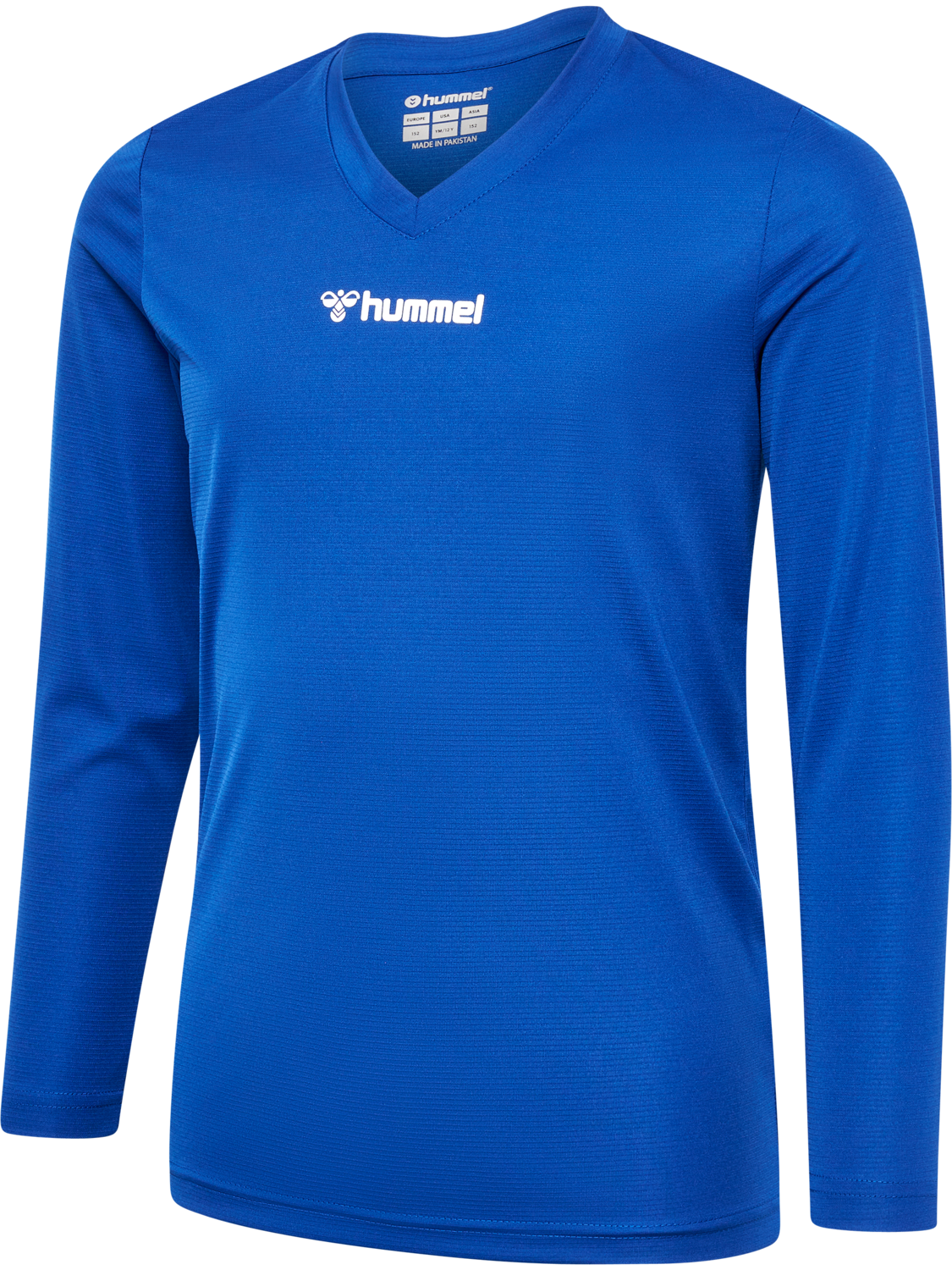 hmlBL ESSENTIAL TEE L/S KIDS, TRUE BLUE, packshot