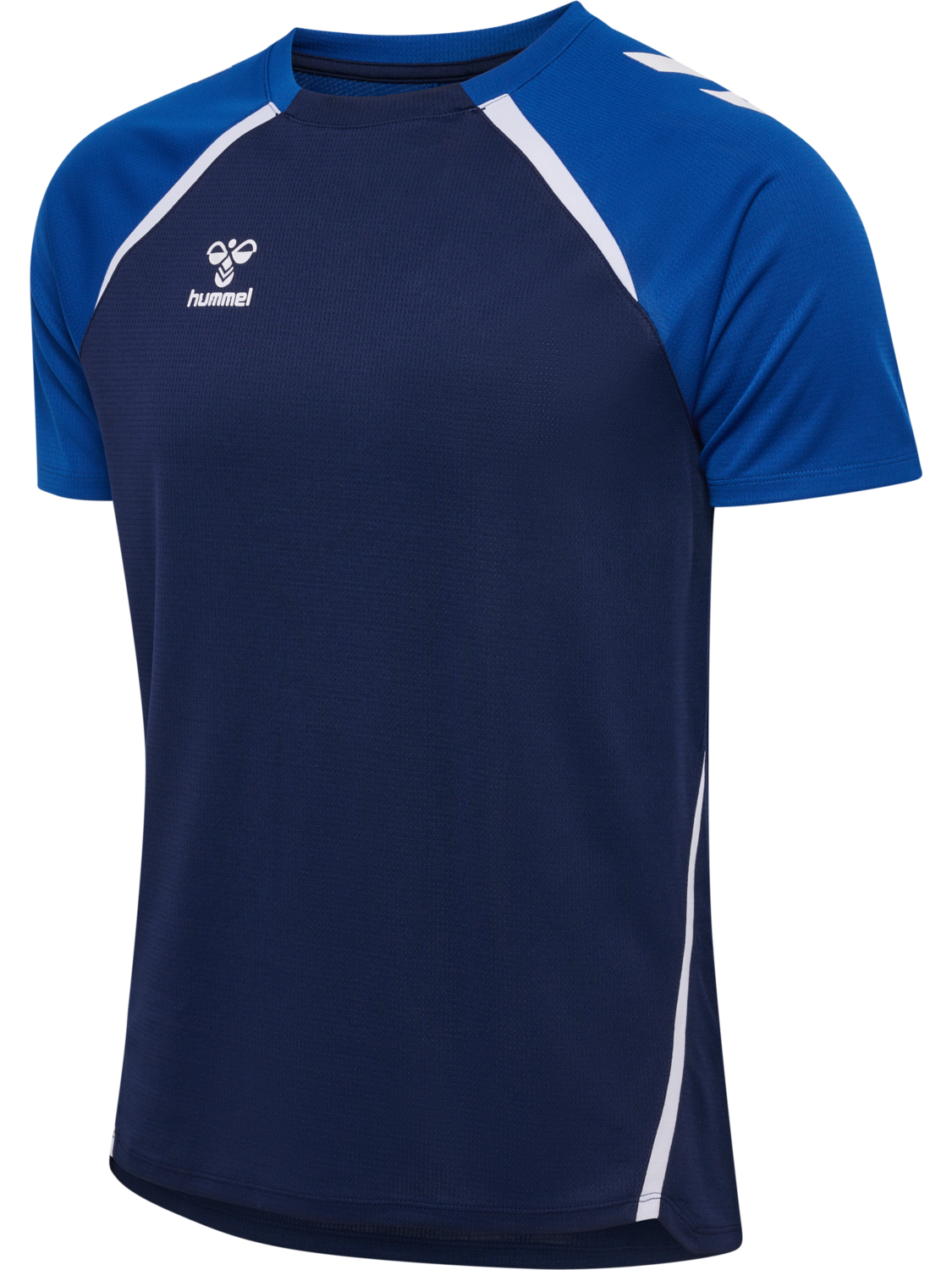 hmlLEAD 2.0 JERSEY S/S, MARINE/TRUE BLUE, packshot