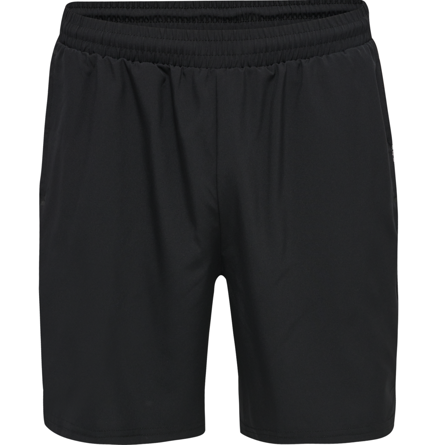 hmlMOVE GRID WOVEN SHORTS, BLACK, packshot