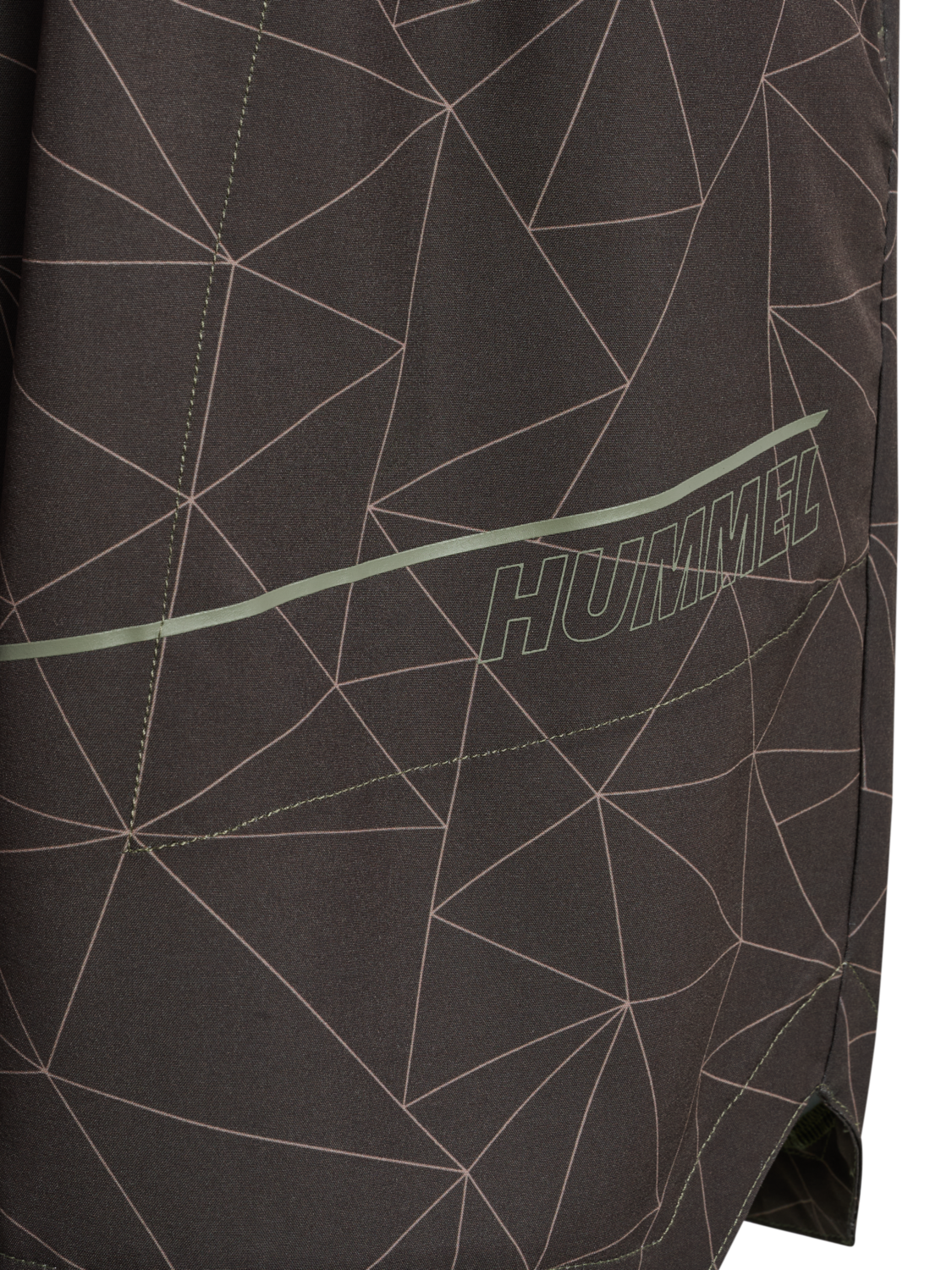 hmlCOURT AOP POCKET SHORTS, TURKISH COFFEE, packshot