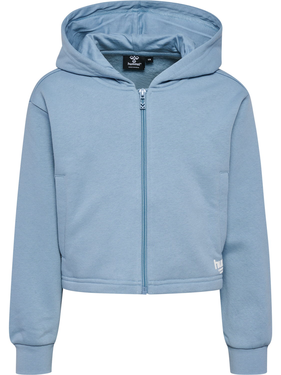 hmlZIPPI ZIP HOODIE, ASHLEY BLUE, packshot