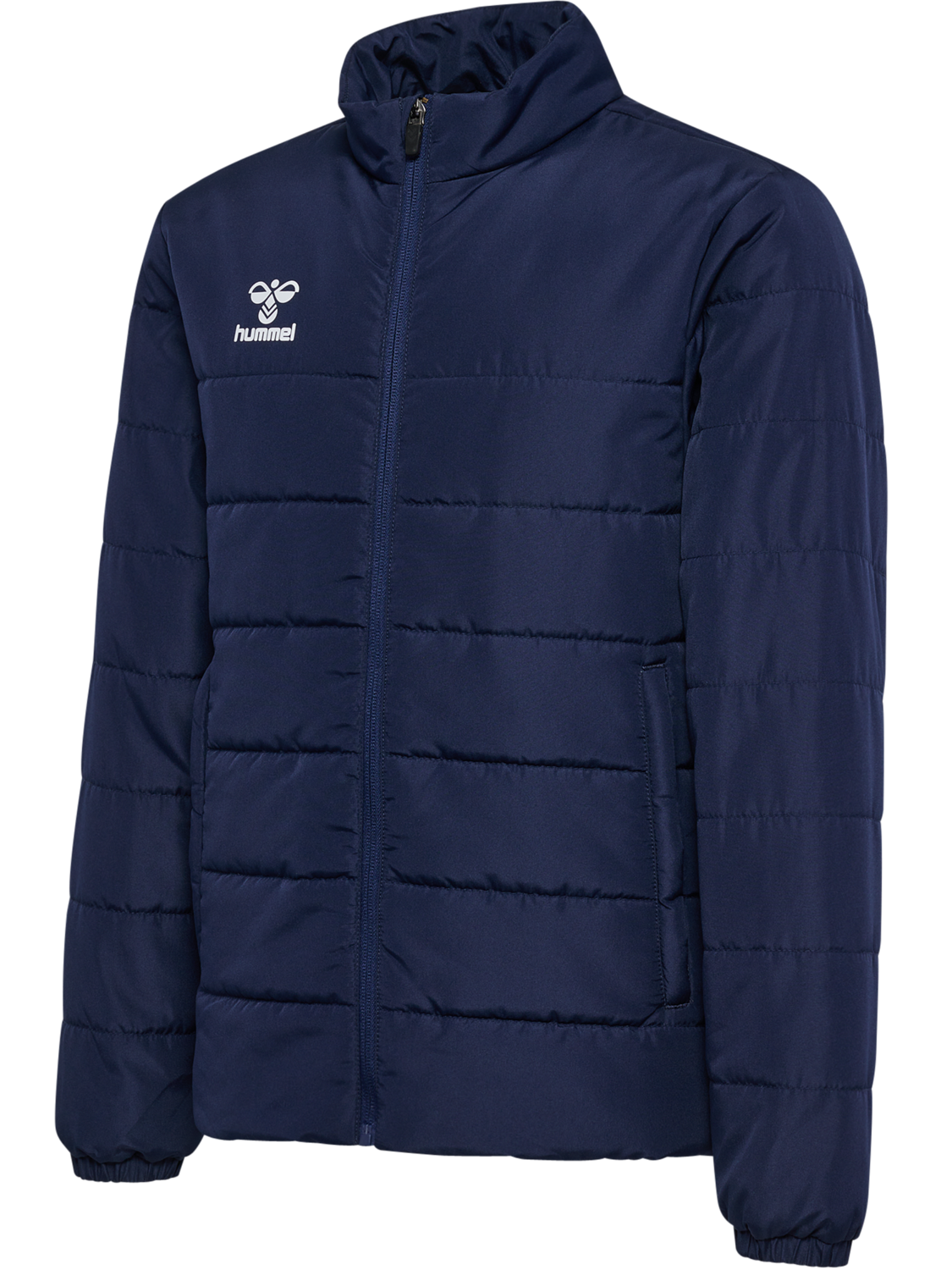 hmlESSENTIAL SHORT BENCH JKT KIDS, MARINE, packshot