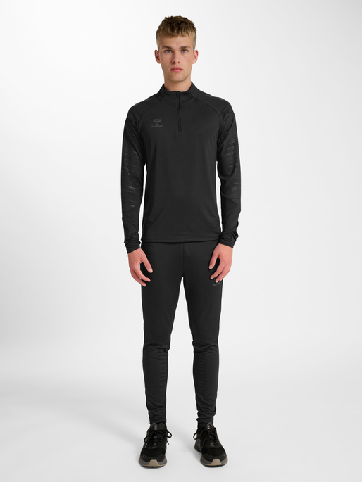 hmlPRO TRAINING HALF ZIP, BLACK, model