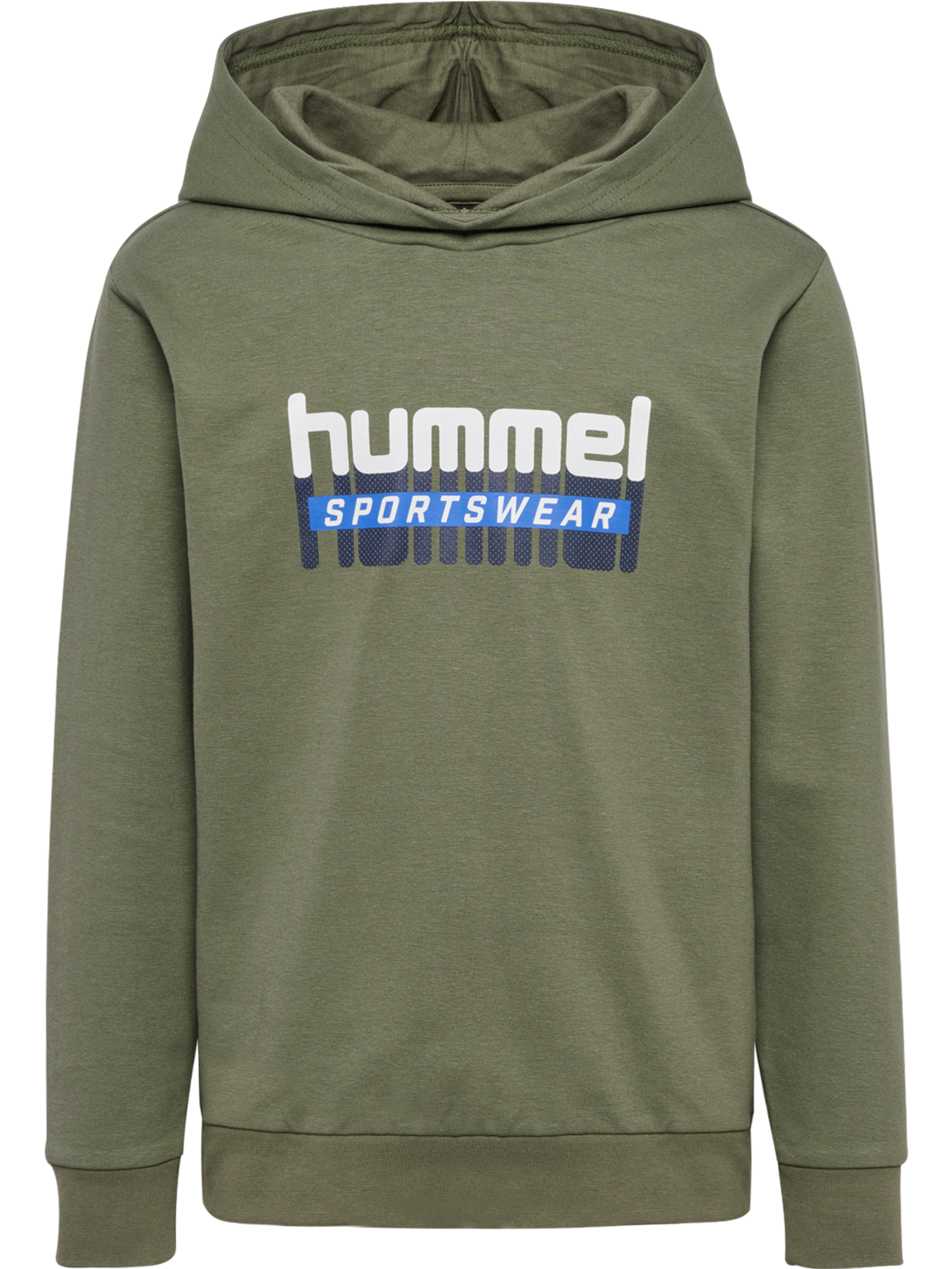 hmlTUKAS HOODIE, DUSTY OLIVE, packshot