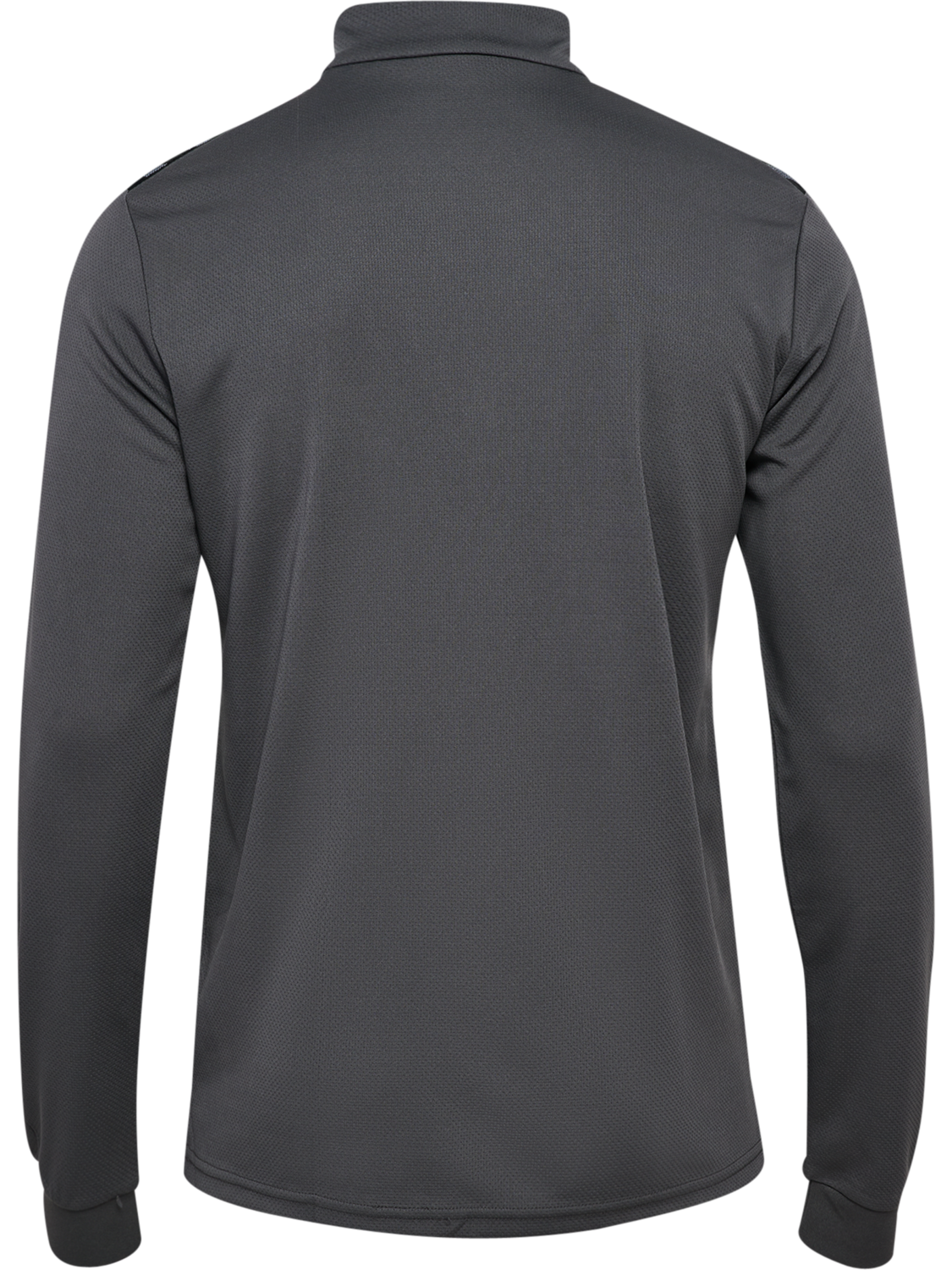 hmlAUTHENTIC HALF ZIP SWEAT, ASPHALT, packshot