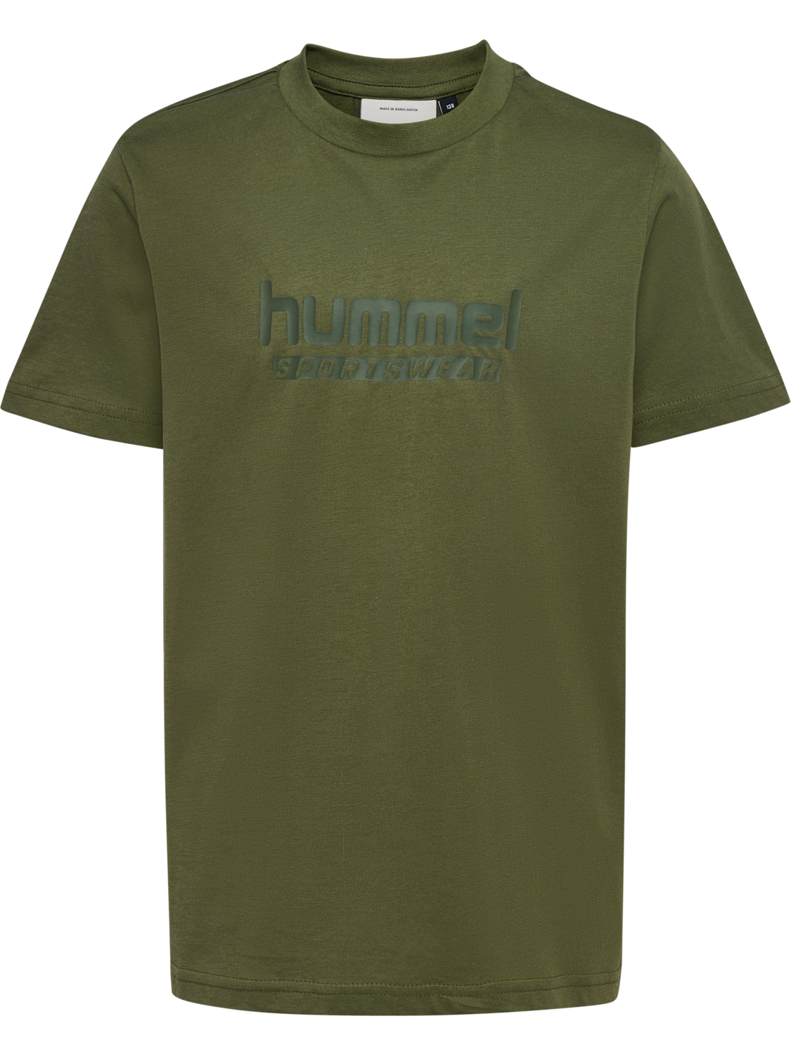 hmlJR BASE T-SHIRT S/S, WINTER MOSS, packshot