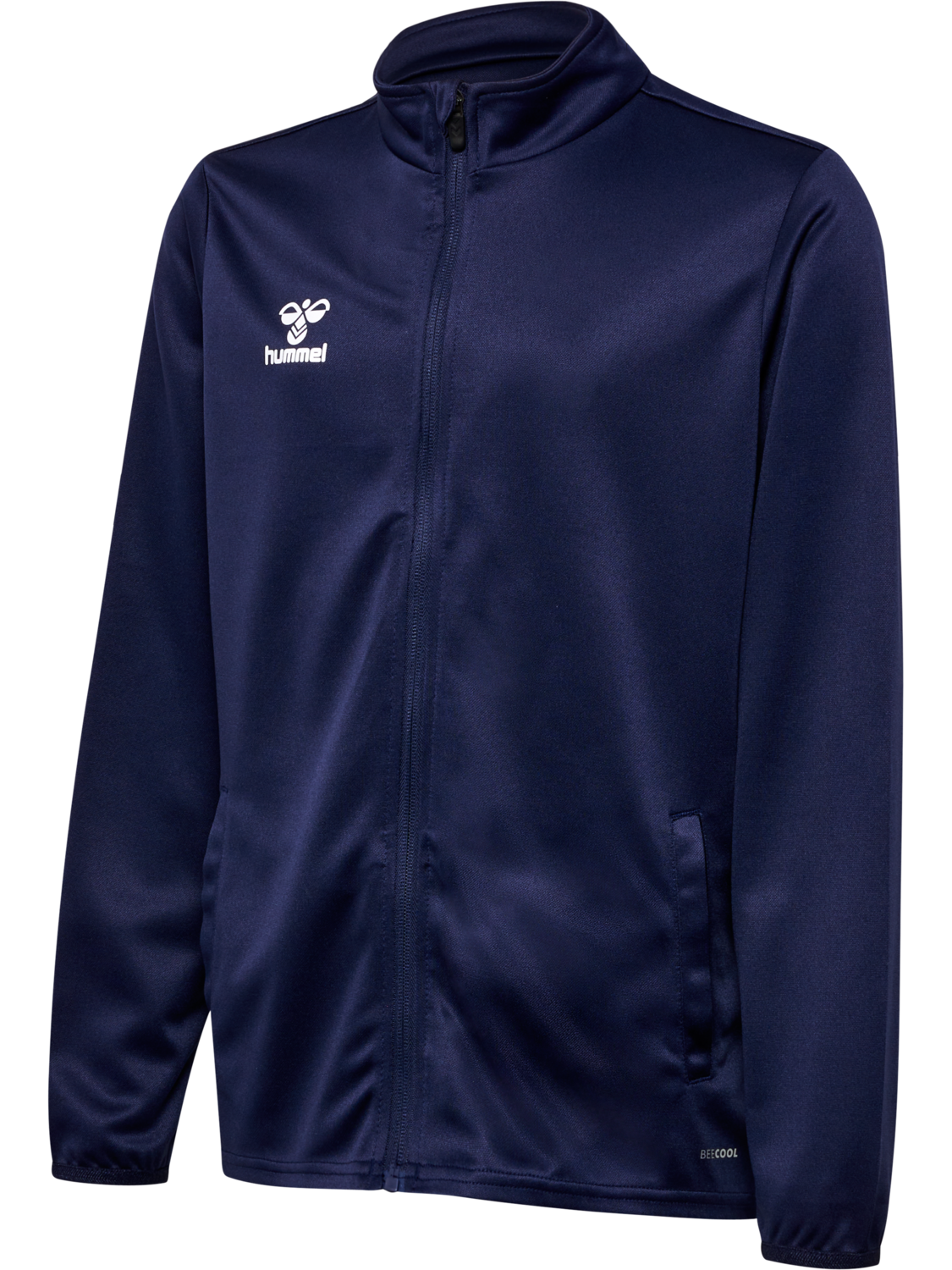 hmlESSENTIAL TRACK JACKET KIDS, MARINE, packshot