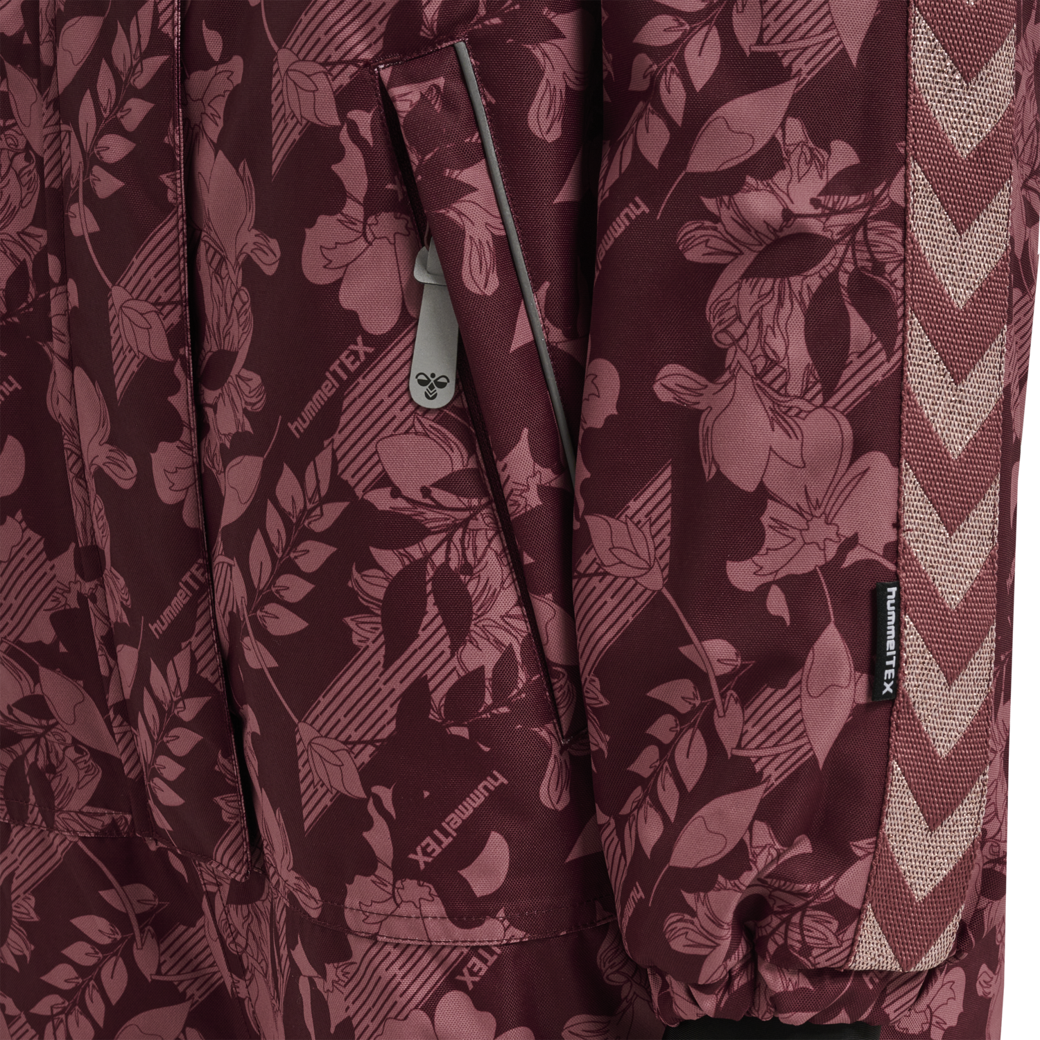 hmlICY TEX SNOWSUIT, WINDSOR WINE, packshot