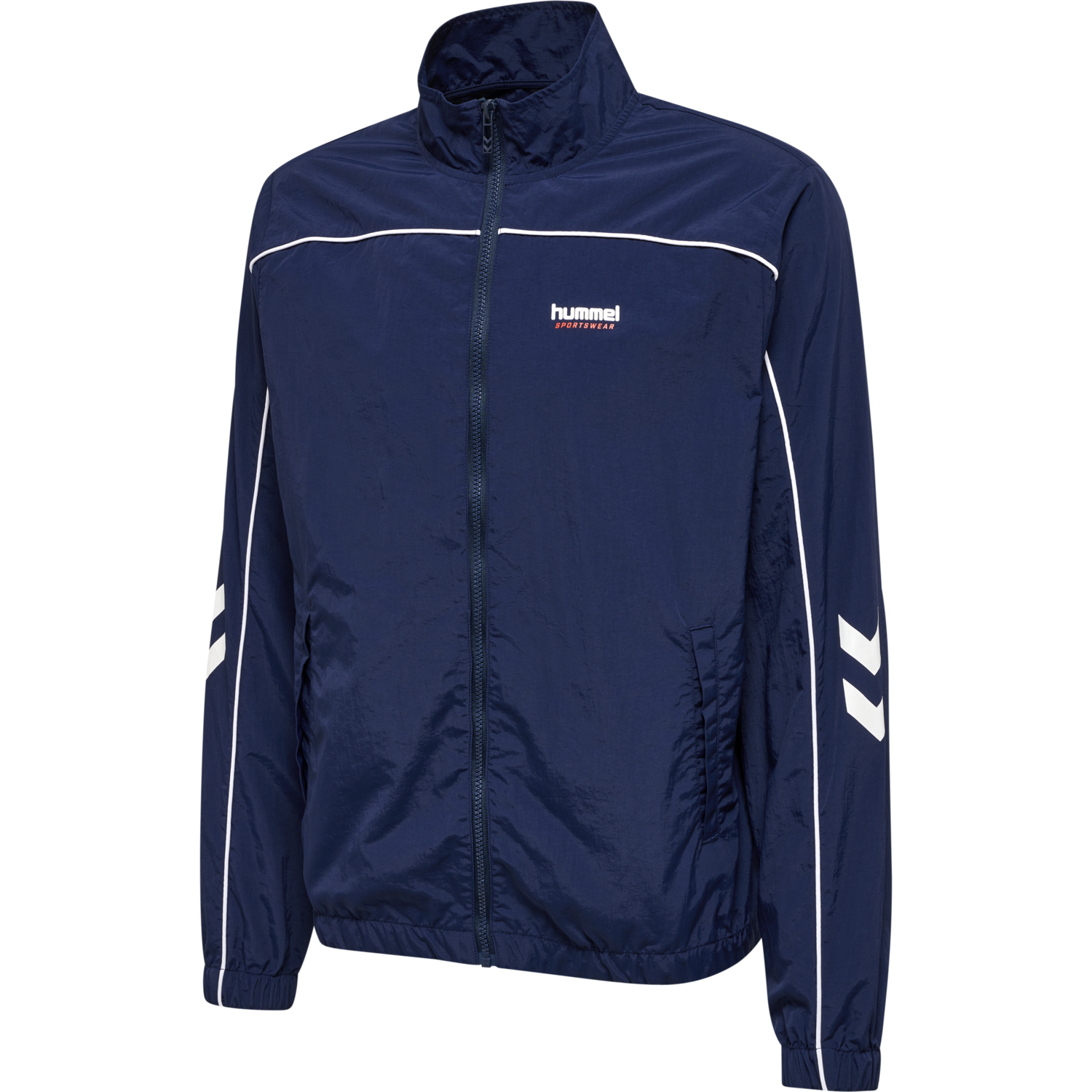 hmlLGC CELAB WOV ZIP JACKET, DRESS BLUES, packshot